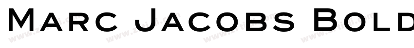 Marc Jacobs Bold字体转换